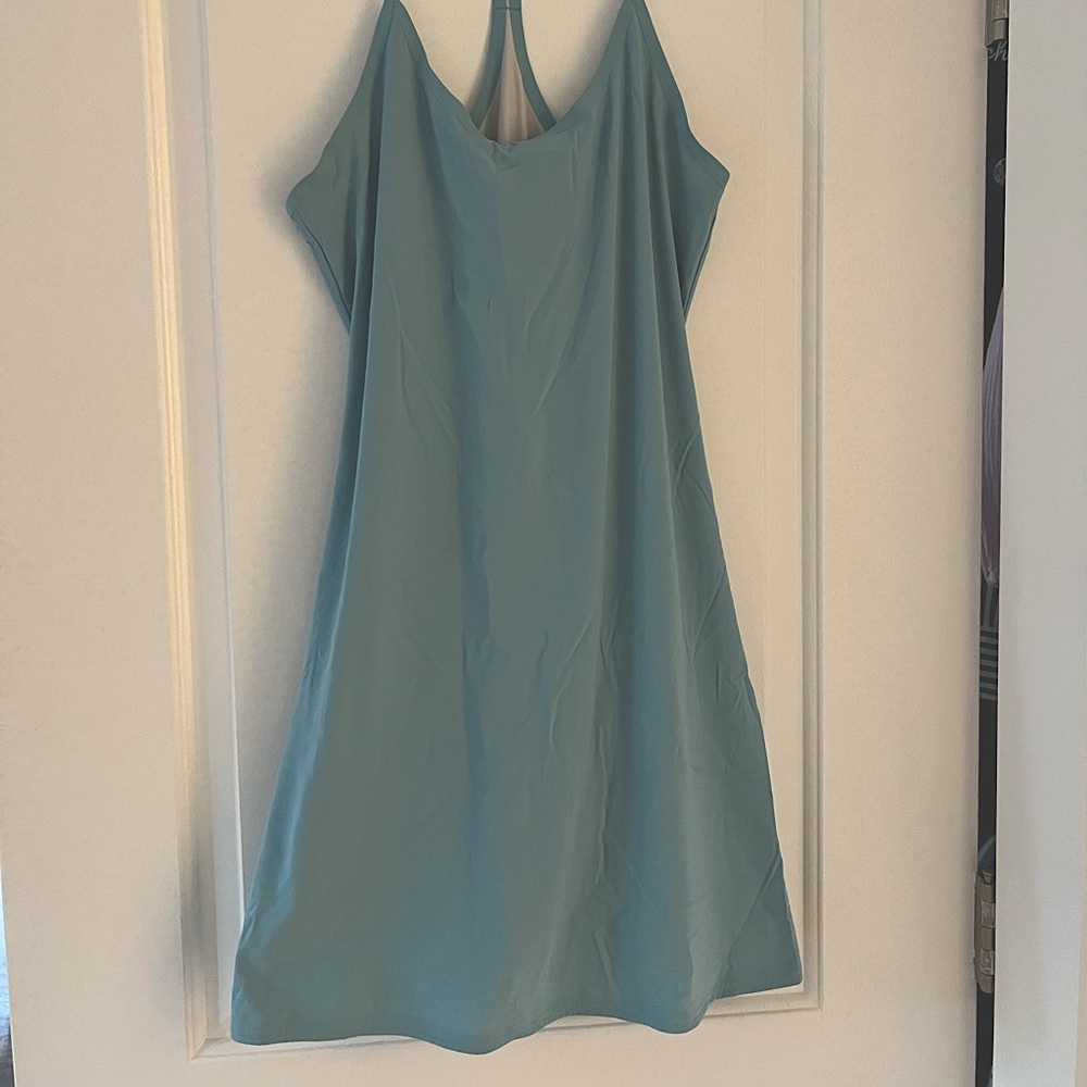 Outdoor Voices Exercise Dress in limited edition teal